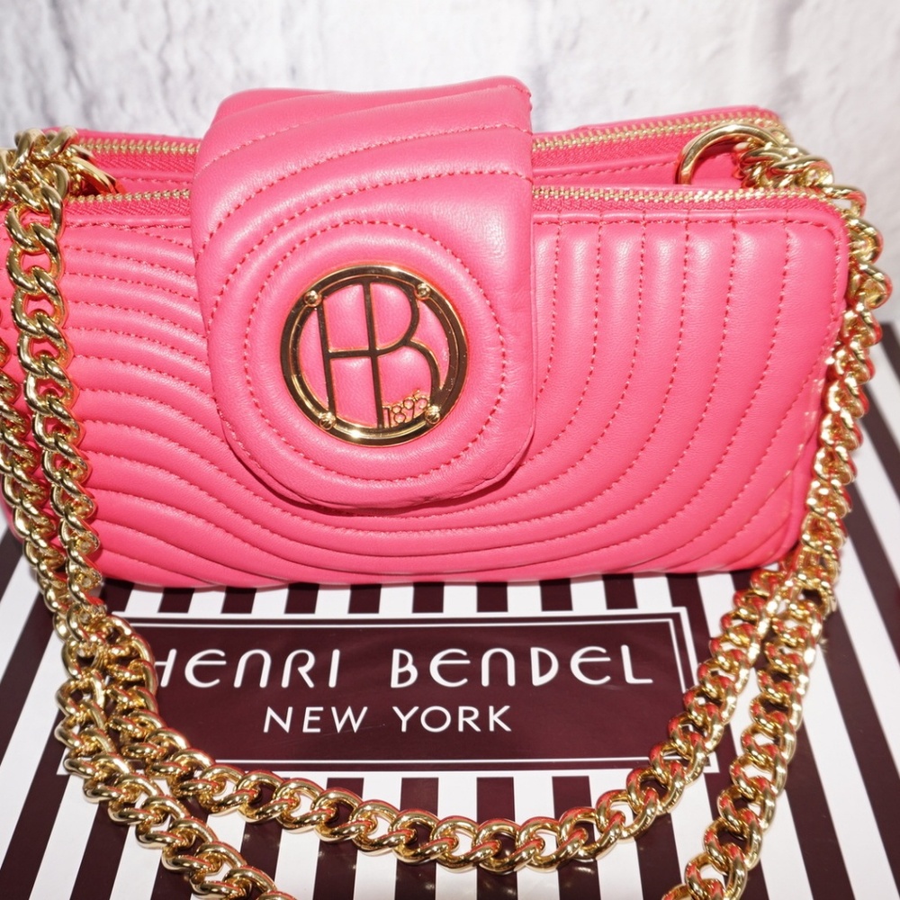 HENRI BENDEL No.7 Quilted BUTTERY SOFT LEATHER Bag
